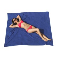 New design large beach towel with pocket with low price